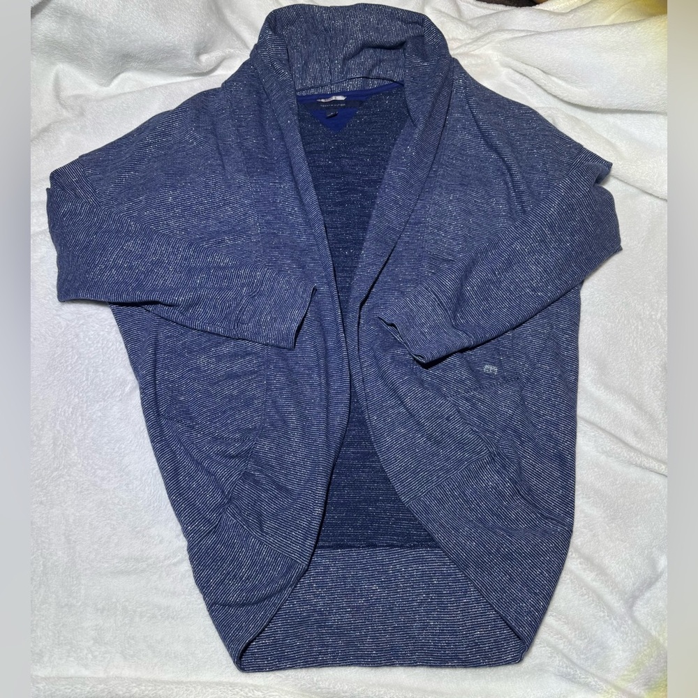 Tommy Hilfiger Athluxe Navy Cardigan Sweater